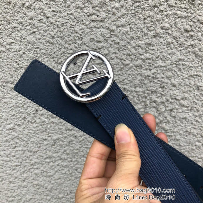 路易威登LV  M9932Q LVCIRCLE腰帶 飾有圓形LV logo 風格陽剛 時尚百搭款男士皮帶  xfp1369